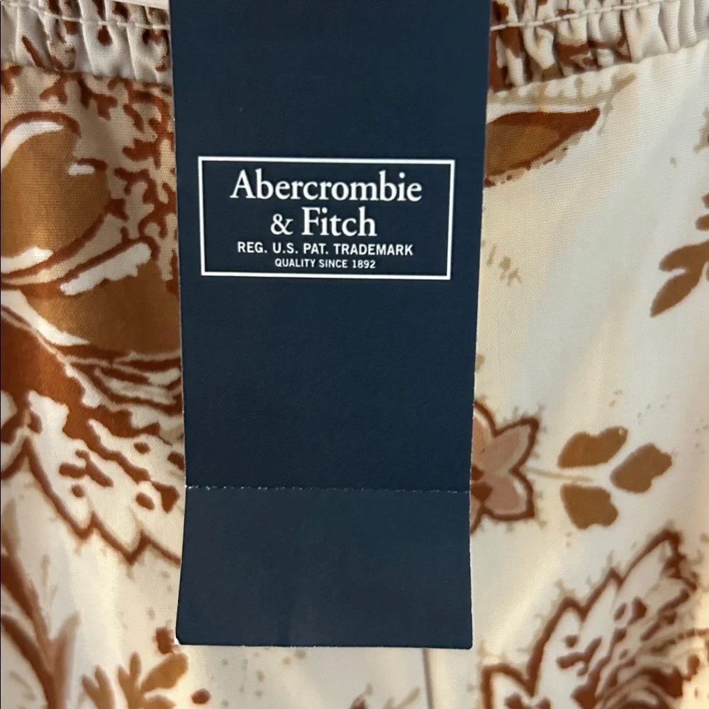 Abercrombie & Fitch Brown Floral Dress